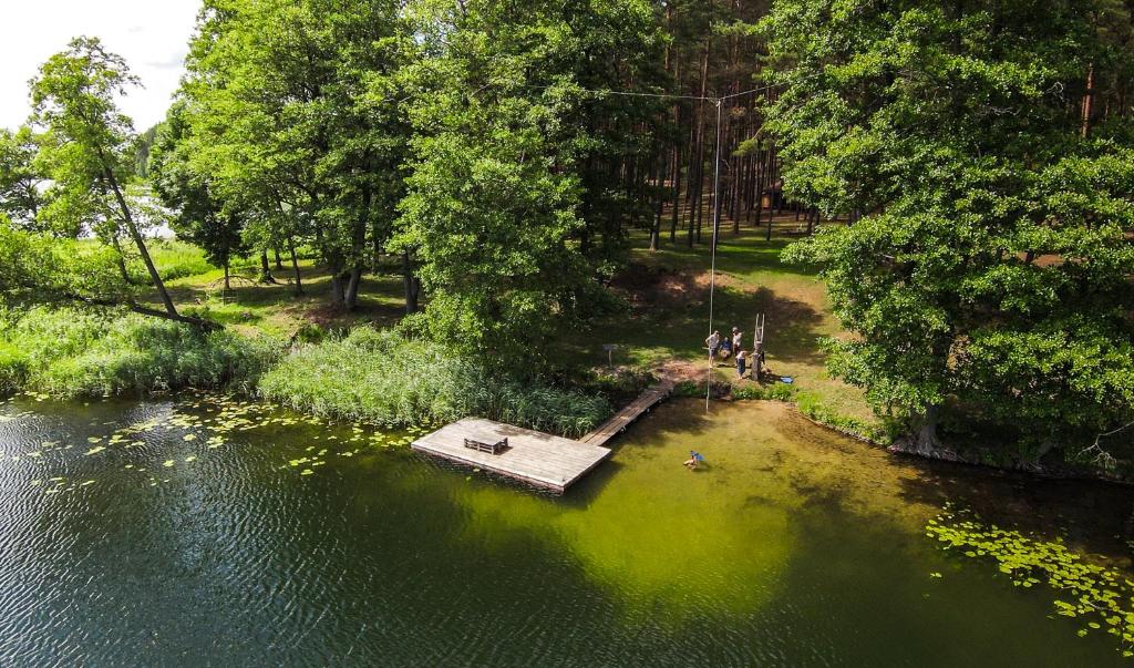 Příroda nedaleko luxury tent