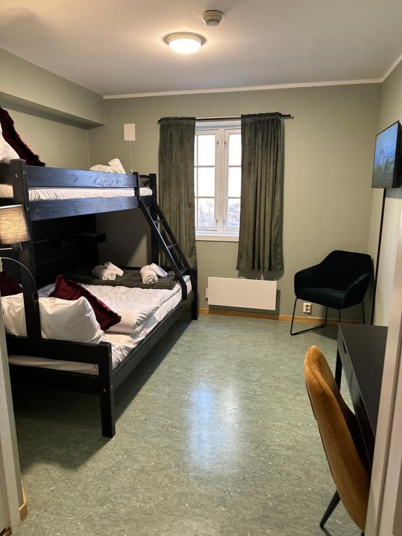 Postel nebo postele na pokoji v ubytování Tune Hotell Sarpsborg