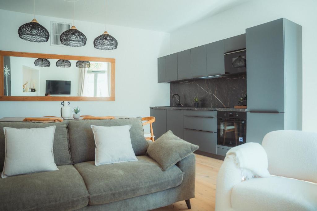 Kuchyň nebo kuchyňský kout v ubytování Maison Balas