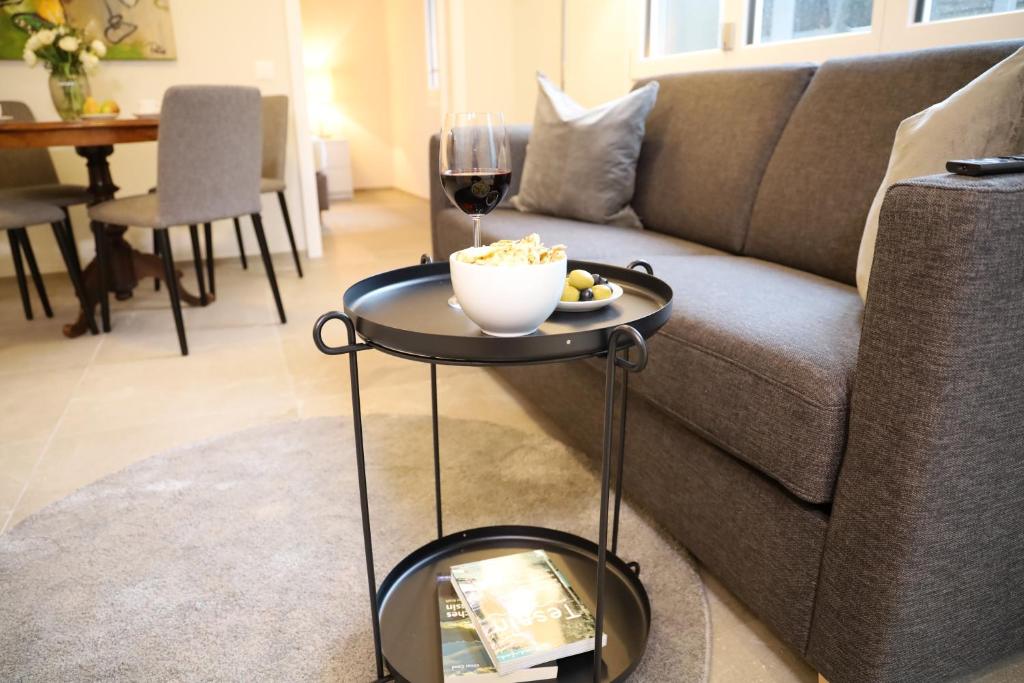 Posezení v ubytování Casa QUATTRO FIUMI