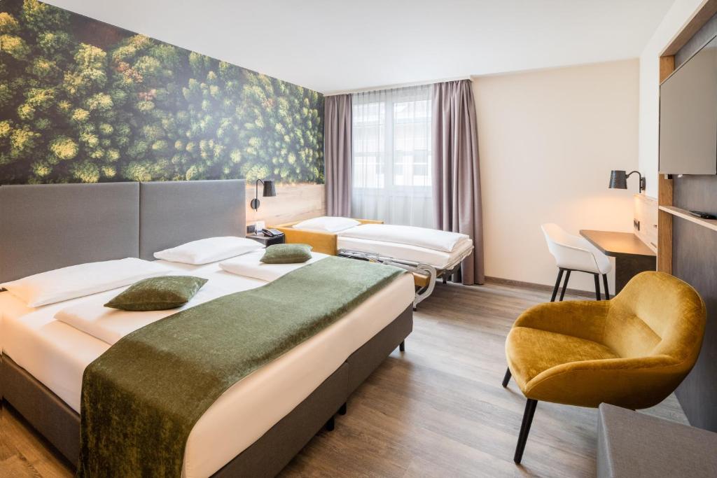 Postel nebo postele na pokoji v ubytování Best Western Hotel München Airport