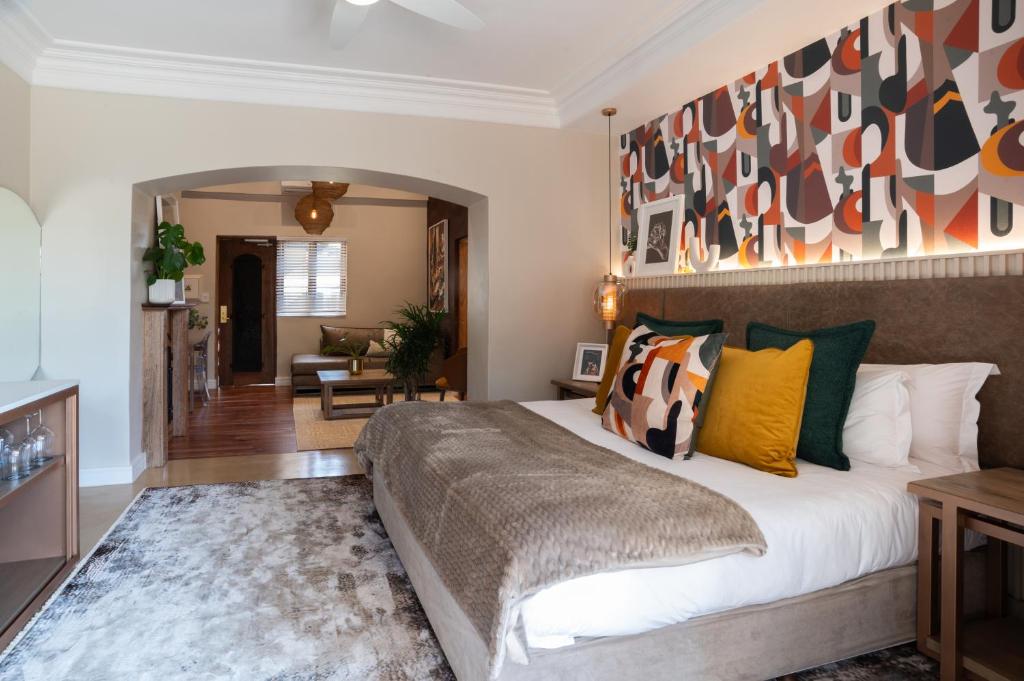 Letto o letti in una camera di Thaba Eco Hotel