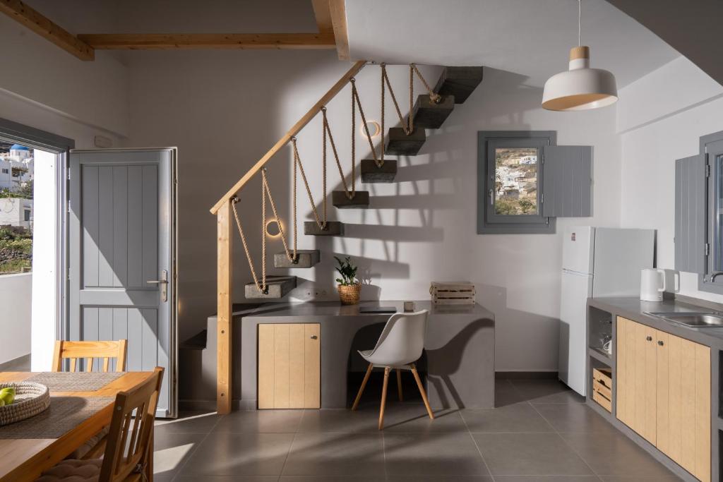 Kuchyň nebo kuchyňský kout v ubytování The Vine Suites