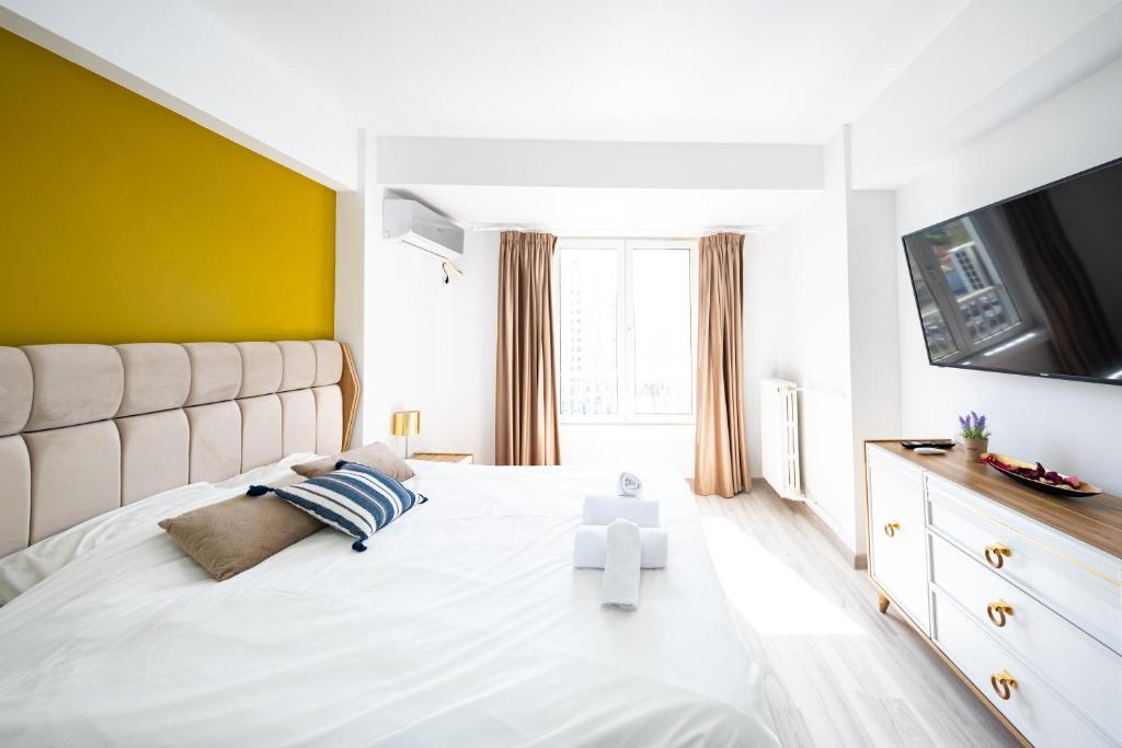 Sjónvarps- og/eða afþreyingartæki á OLD CITY Ultracentral Calea Victoriei