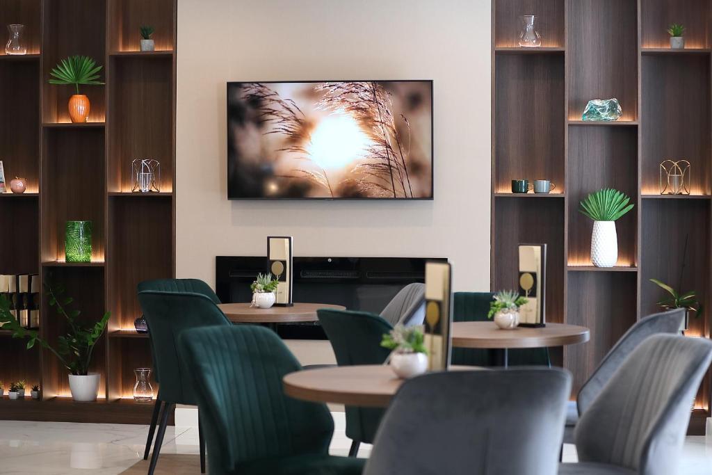 Posezení v ubytování Hotel Crystal