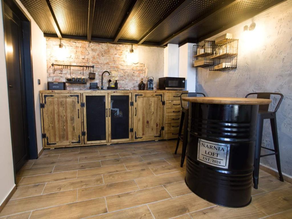Kuchyň nebo kuchyňský kout v ubytování Narnia LOFT