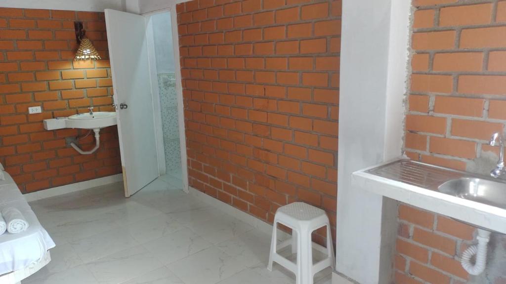 Koupelna v ubytování Punta Pacífico Bungalows Máncora