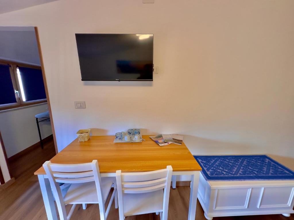 TV a/nebo společenská místnost v ubytování Casa del Mare