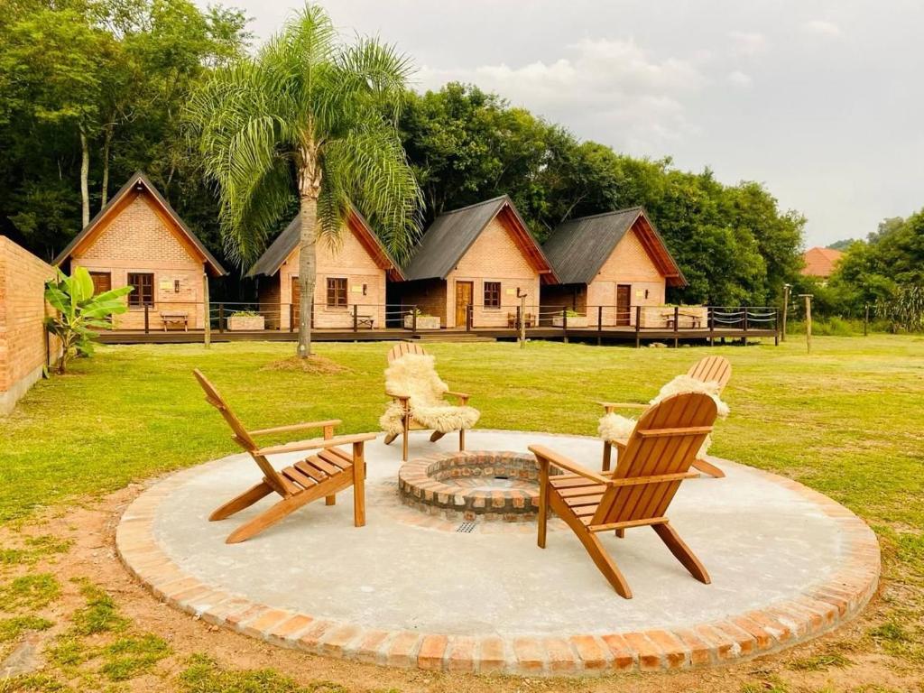 Zahrada ubytování Villaggio dos Vinhedos
