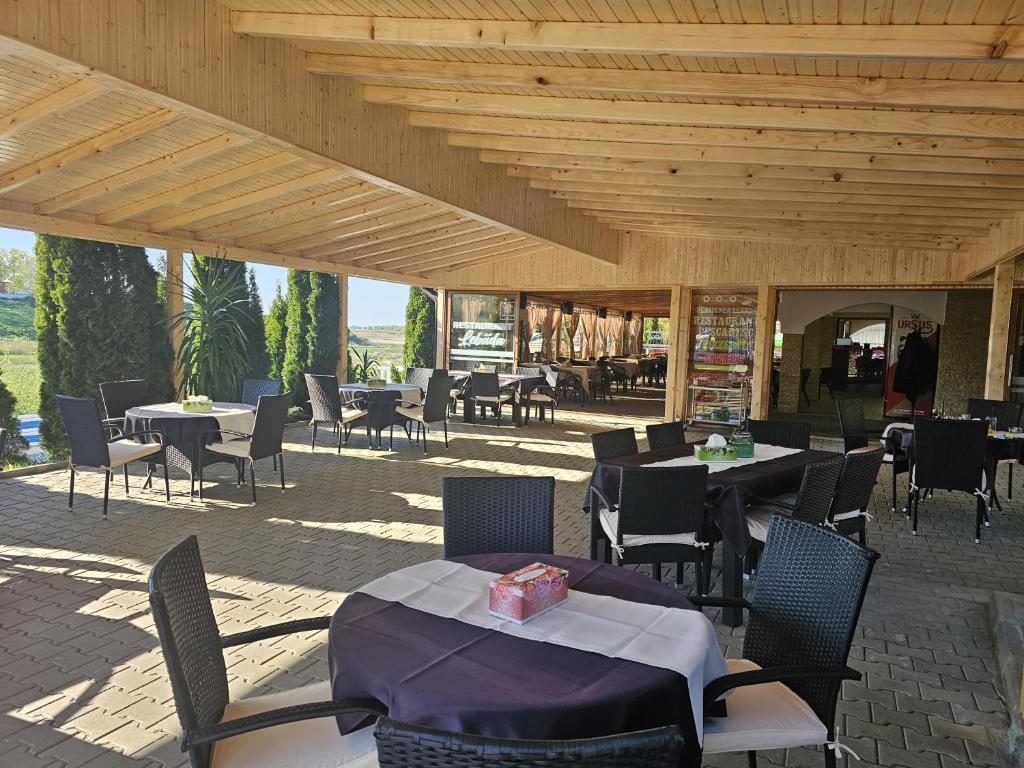 Restaurace v ubytování Pensiunea Lebada