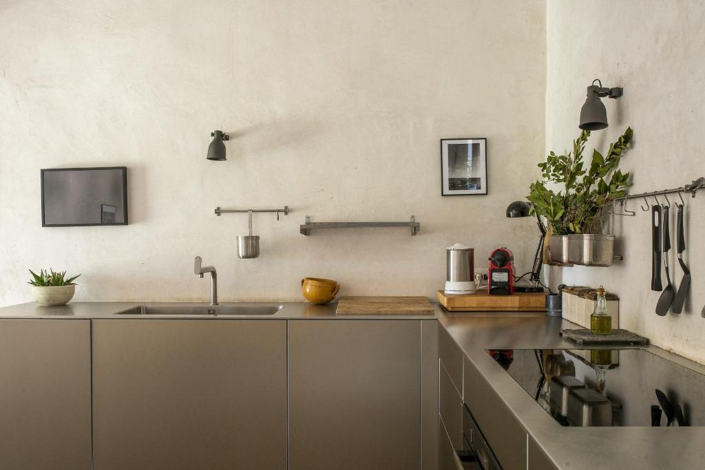 Kuchyň nebo kuchyňský kout v ubytování Casa Balat