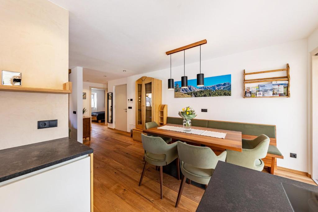 Kuchyň nebo kuchyňský kout v ubytování J N Appartement Spritzenhaus