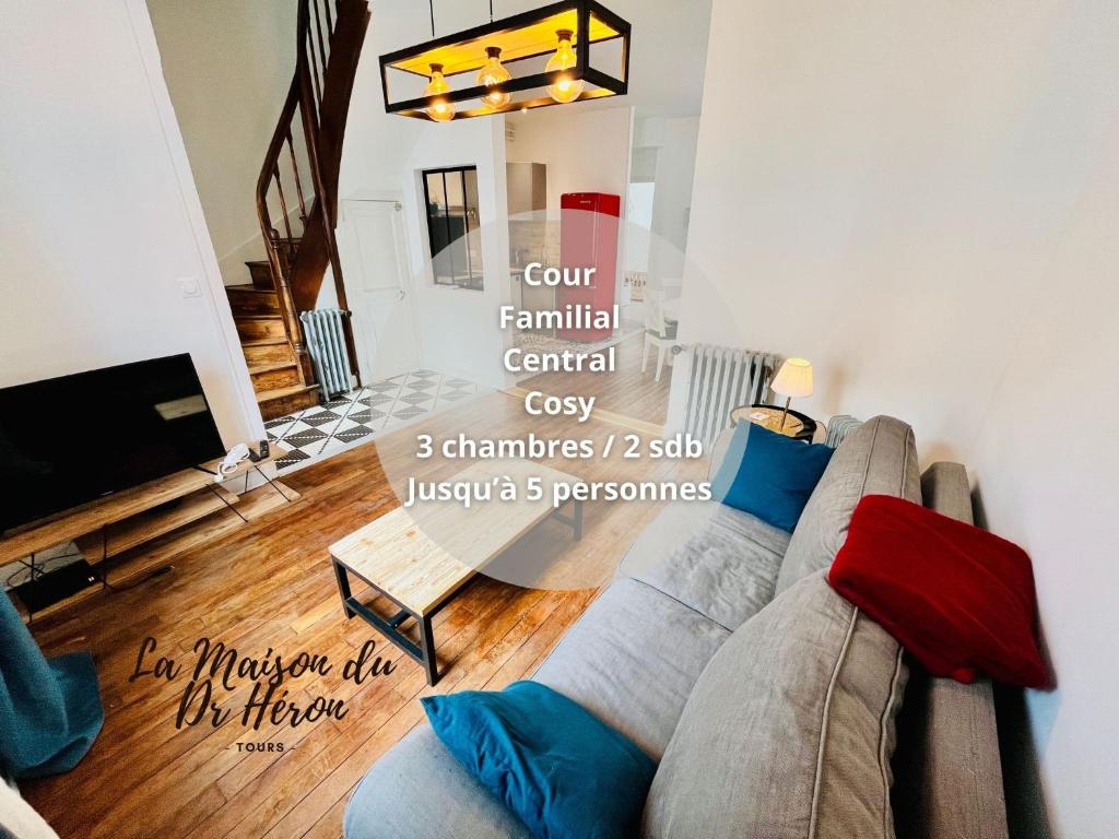 Et opholdsområde på La maison du Dr Héron