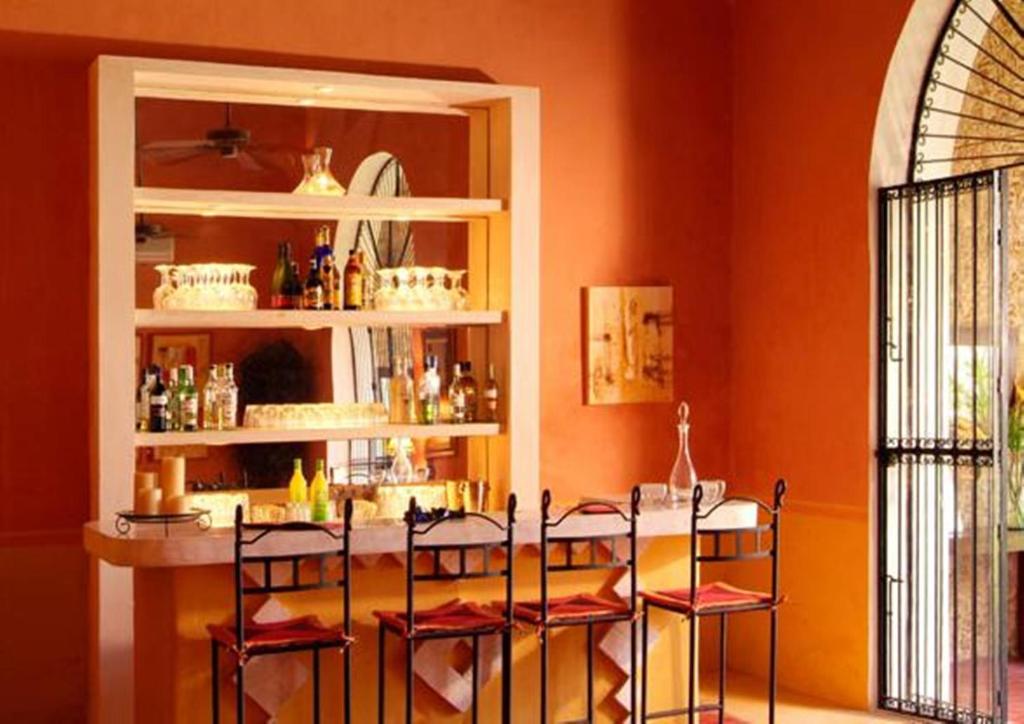 Nápoje v ubytování Hotel Hacienda Mérida
