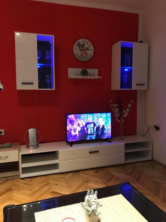 TV a/nebo společenská místnost v ubytování Andrić