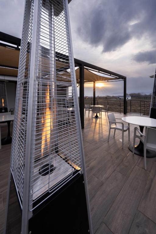 Balkón nebo terasa v ubytování Eclipse Winery Boutique Hotel