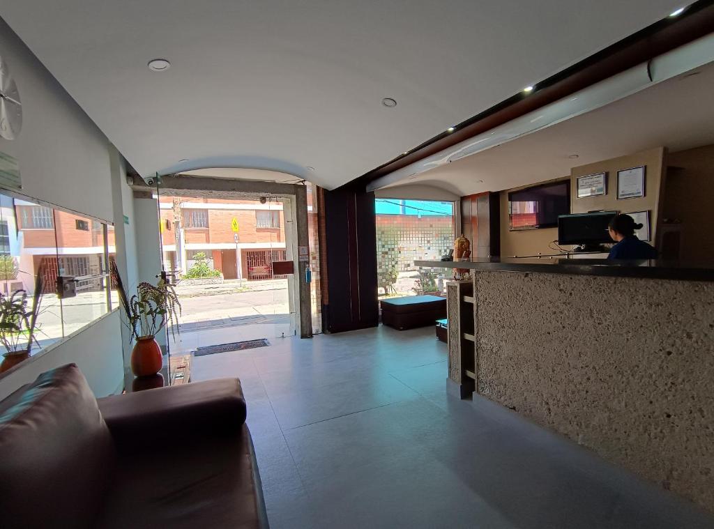 Kuchyň nebo kuchyňský kout v ubytování Aparta-Suites Mirador del Recuerdo