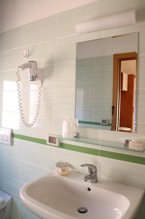Koupelna v ubytování Hotel Turismo