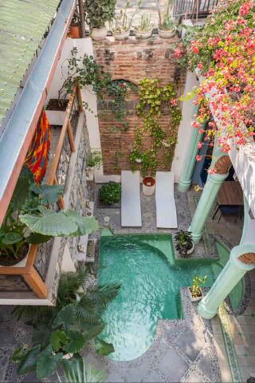 Bazén v ubytování Casa Verde Hotel nebo v jeho okolí