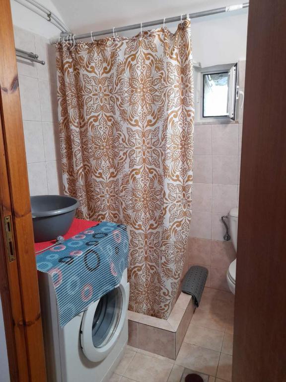Koupelna v ubytování Villa Fraoulitsa