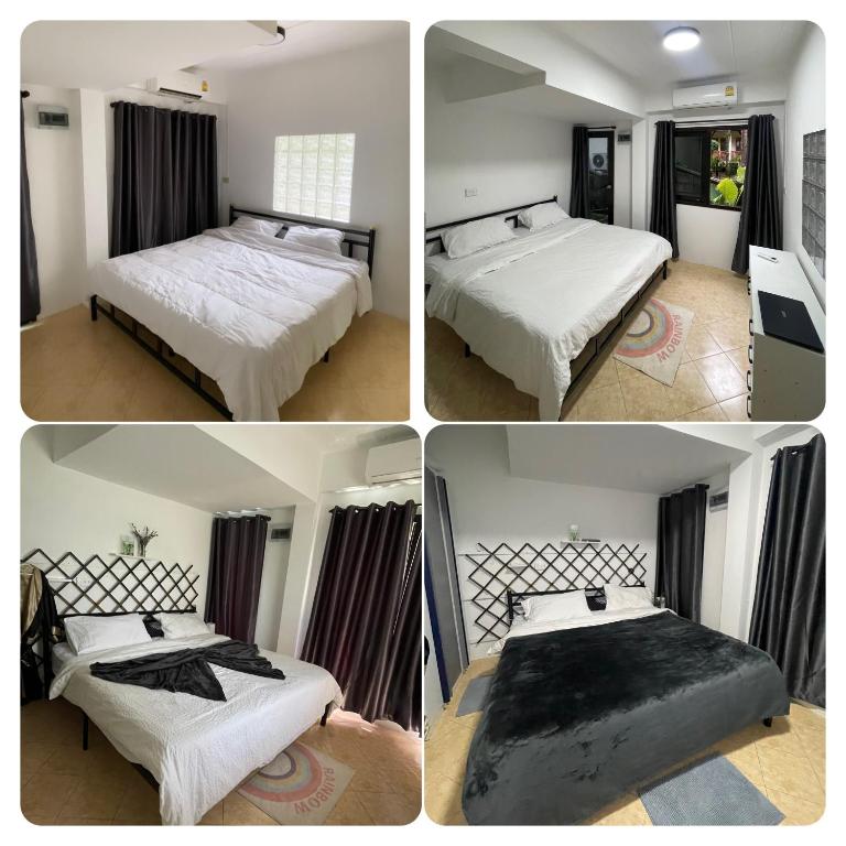 Postel nebo postele na pokoji v ubytování Aisawan Resort villa