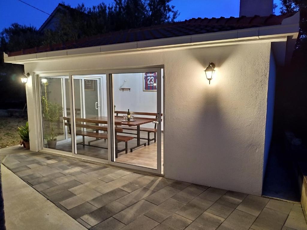 Patio nebo venkovní prostory v ubytování Perivoj