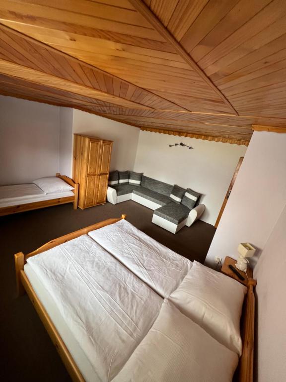 Postel nebo postele na pokoji v ubytování Privát U Mara