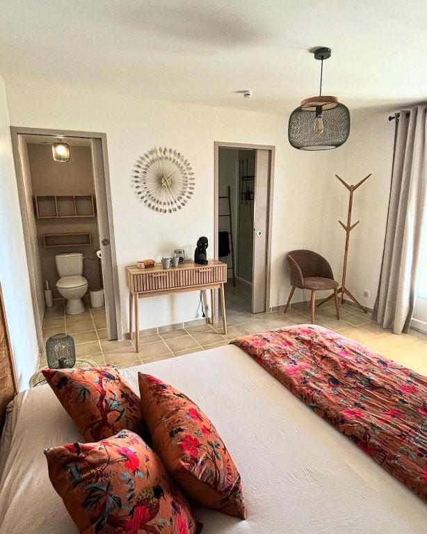 Posteľ alebo postele v izbe v ubytovaní Casa Punta Di Vista