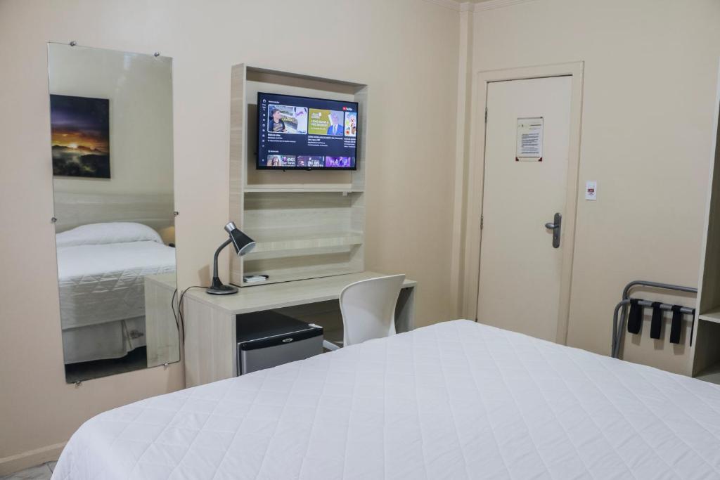 Postel nebo postele na pokoji v ubytování Hotel Novoleste