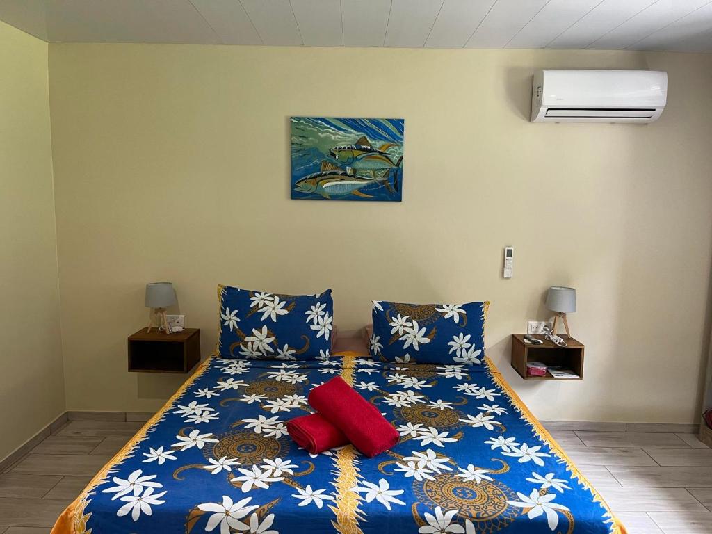 Postel nebo postele na pokoji v ubytování Tuna House