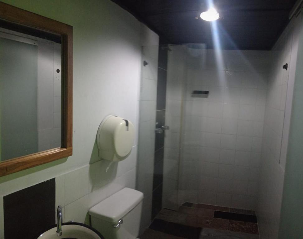 Koupelna v ubytování HOTEL UNICO MEDELLIN S.A.S