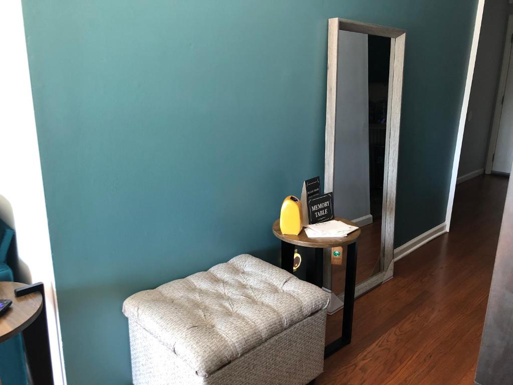 Postel nebo postele na pokoji v ubytování Peekskill Guesthouse