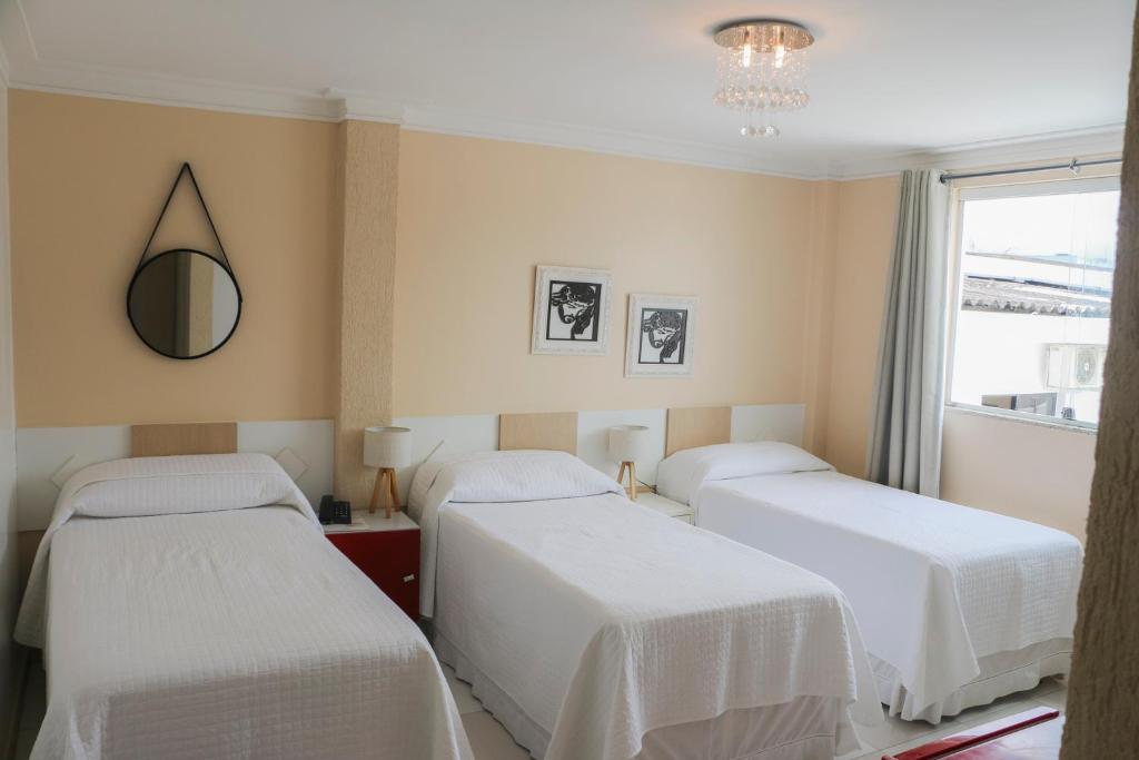 Postel nebo postele na pokoji v ubytování Hotel Novoleste