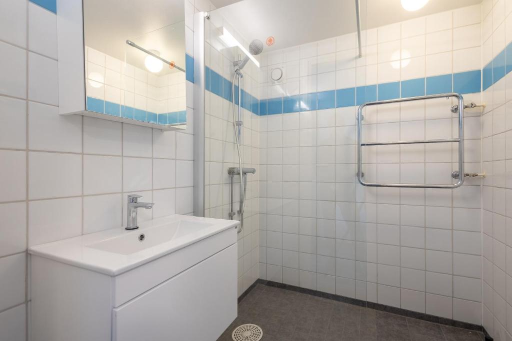 Koupelna v ubytování Halmstad Hotel Apartments
