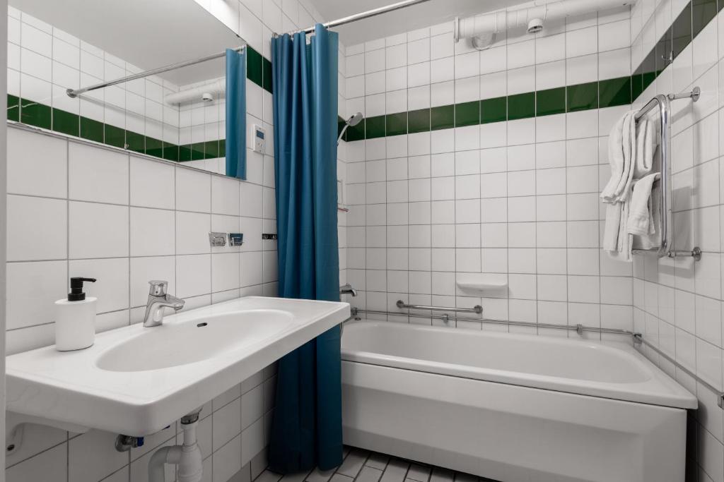 Koupelna v ubytování Halmstad Hotel Apartments