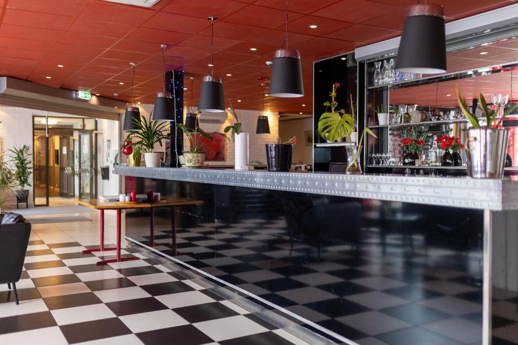 Lounge nebo bar v ubytování Halmstad Hotel Apartments