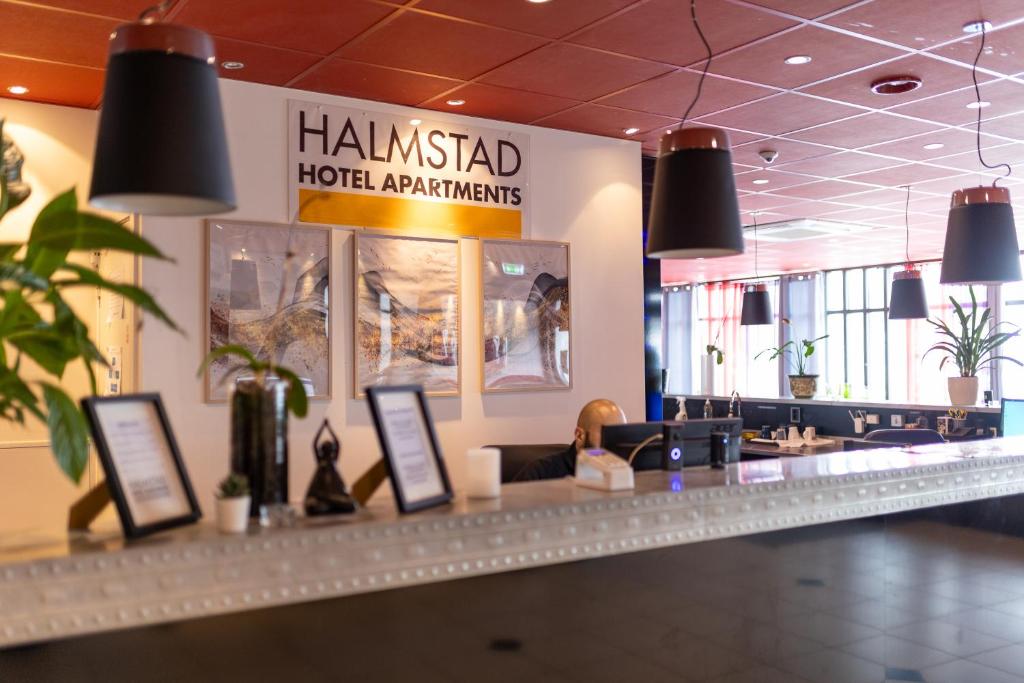 Restaurace v ubytování Halmstad Hotel Apartments
