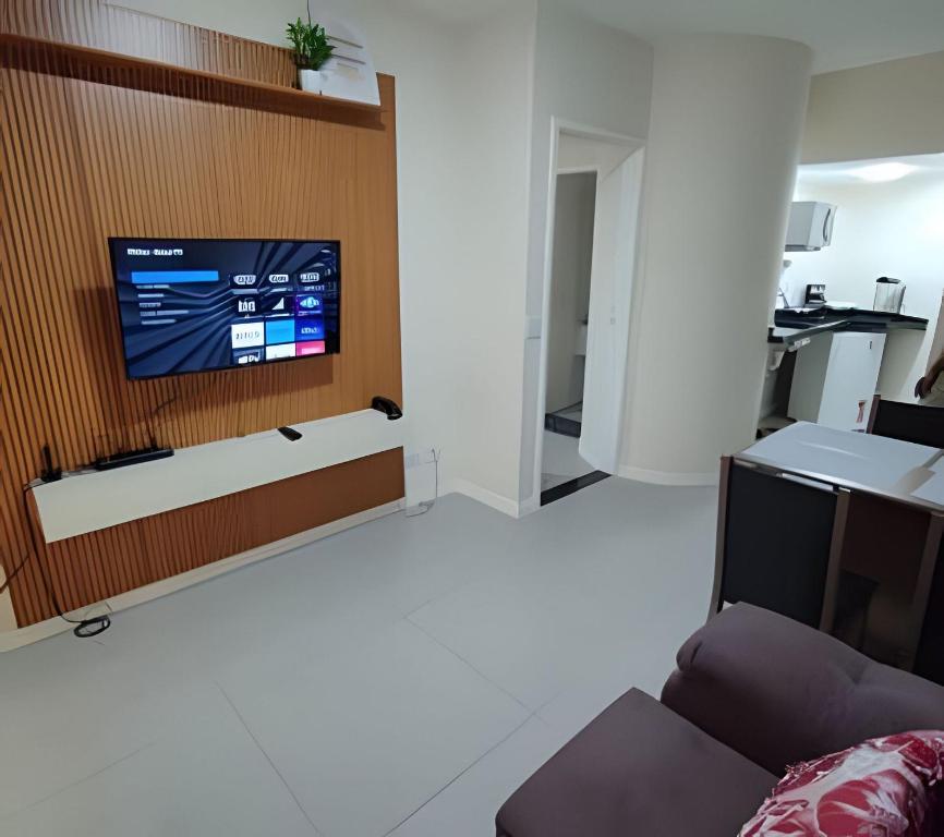 Kuchyň nebo kuchyňský kout v ubytování Flat BeloLar Garagem Hakka Feirinha e Hospitais