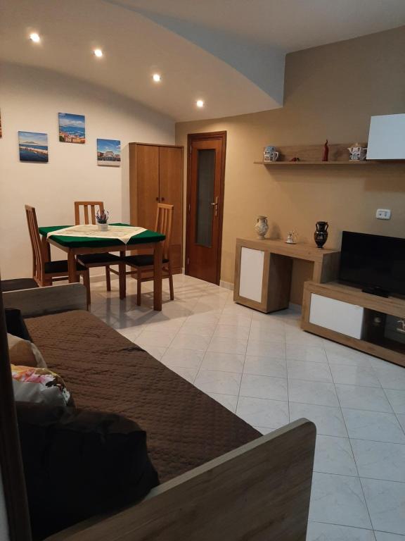 Kuchyň nebo kuchyňský kout v ubytování AUTENTICA NAPOLI HOME