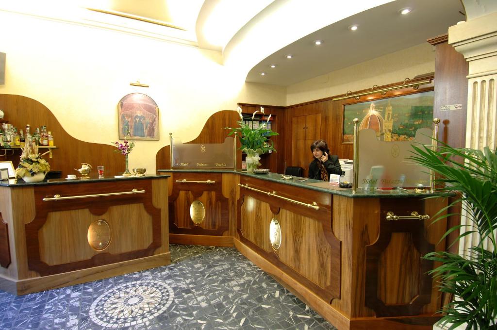 Vstupní hala nebo recepce v ubytování Hotel Palazzo Vecchio