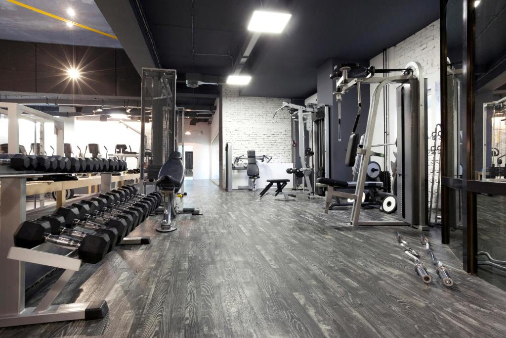 Fitness centrum a/nebo fitness zařízení v ubytování Hotel Messner