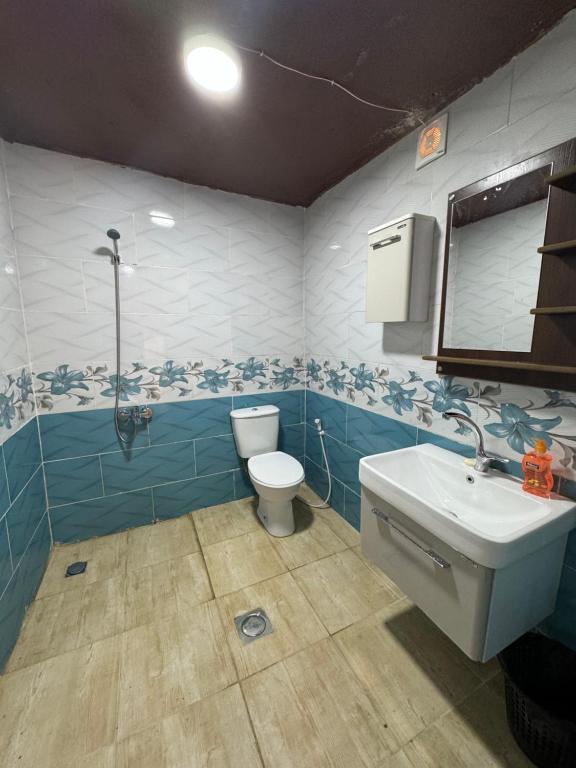 Vannituba majutusasutuses شاليه الريف - البحر الميت - النهضة Chalet Al-Reef - DeadSea - Al-Nahda