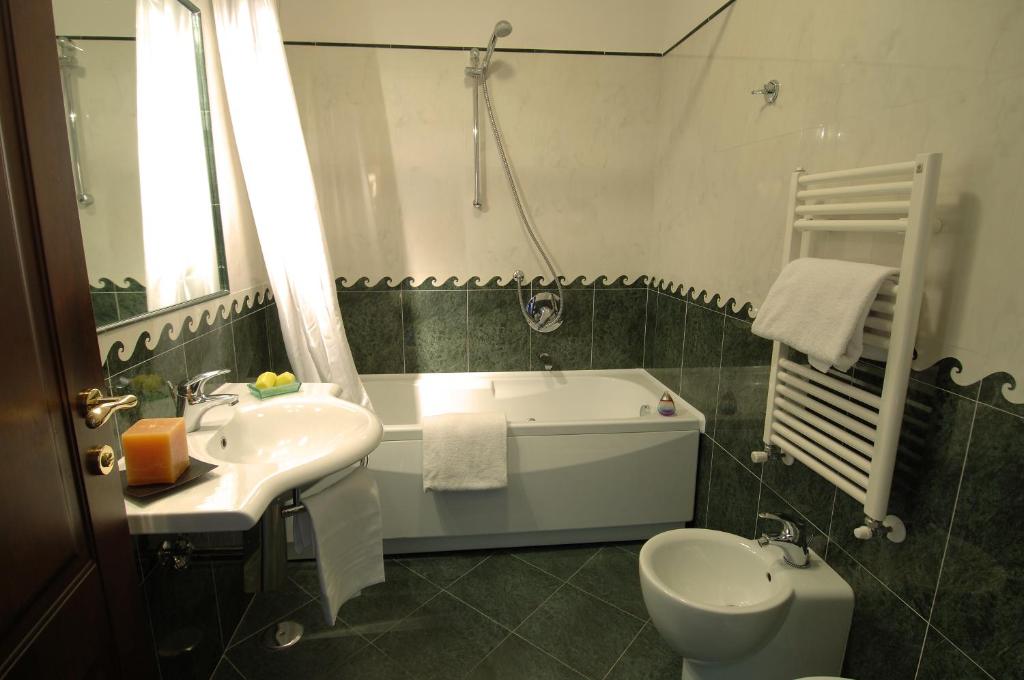 Koupelna v ubytování Hotel Palazzo Vecchio