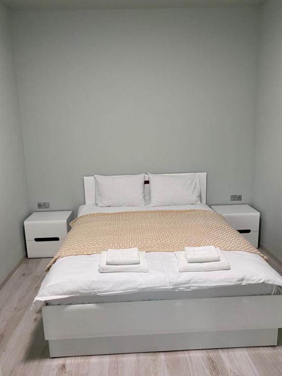 Postel nebo postele na pokoji v ubytování Dream sea apartment 2