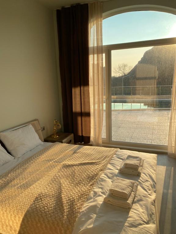 Postel nebo postele na pokoji v ubytování Dream sea apartment 2