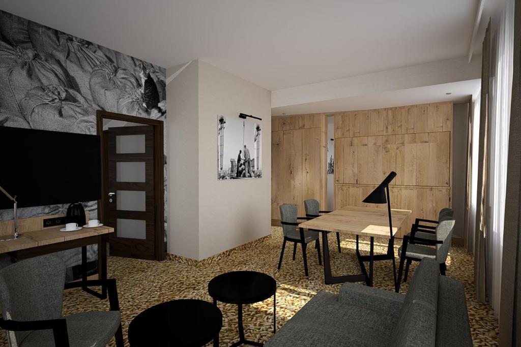 Posedenie v ubytovaní Qubus Hotel Gdańsk