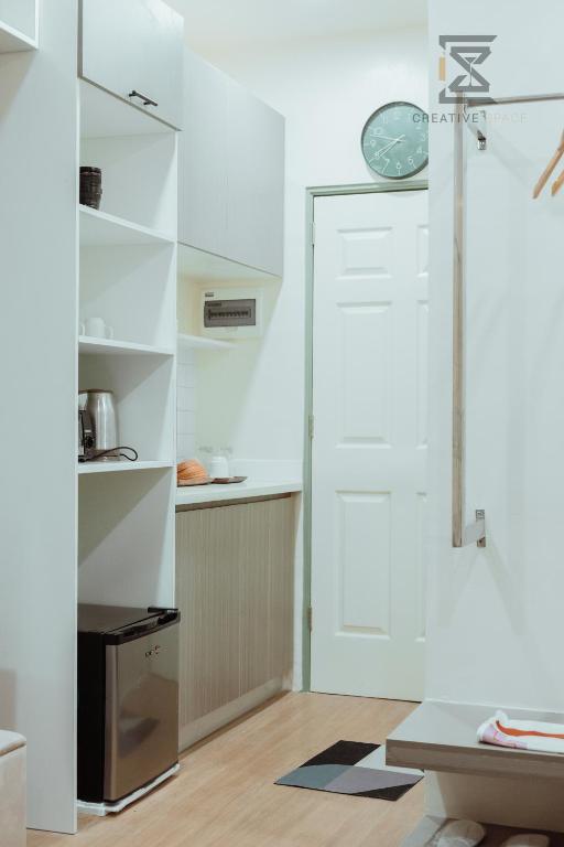 Köök või kööginurk majutusasutuses CreativeSpace-Mactan2