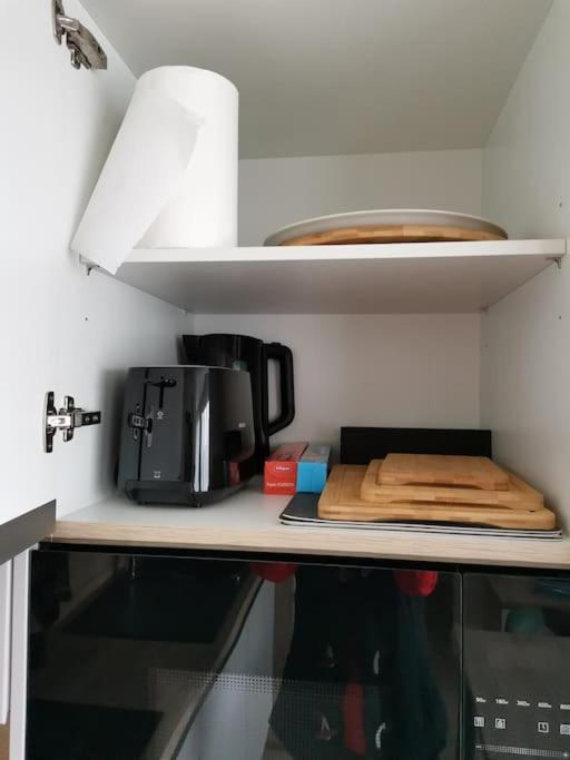Kuchyň nebo kuchyňský kout v ubytování Le Stoubenn, raffiné et chaleureux
