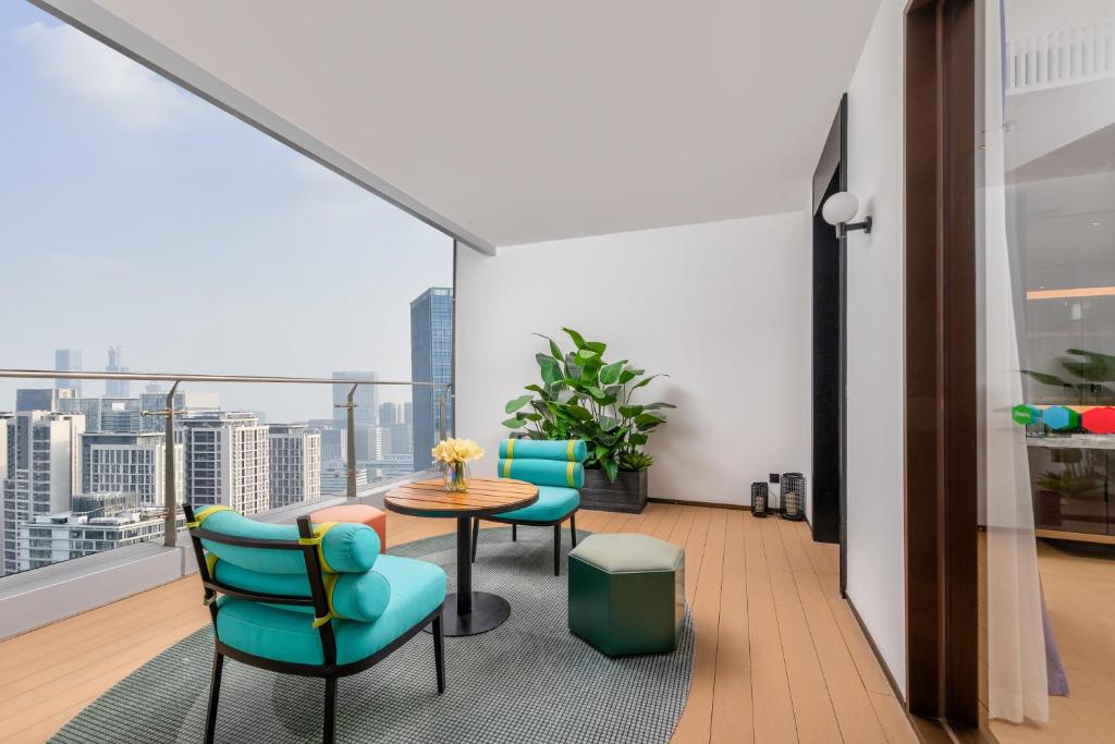 Posezení v ubytování Hampton by Hilton Shenzhen Nanshan Science and Technology Park
