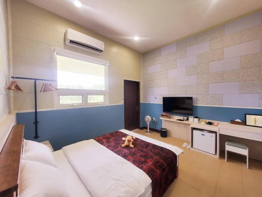 Postel nebo postele na pokoji v ubytování Moon Shine B&B